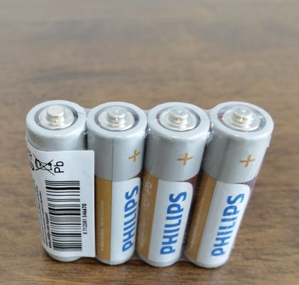 ROHS PHILIPS Low Drain Battery AA Zinc Carbon Batteries For Calculators